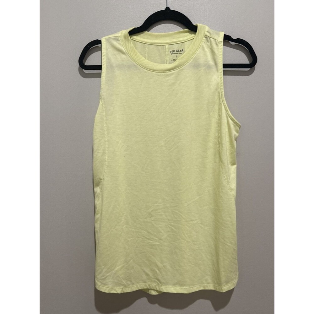 Tek Gear Bright Yellow Tank Top - Small